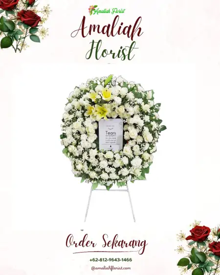 Krans Bunga Duka Titi Kuning