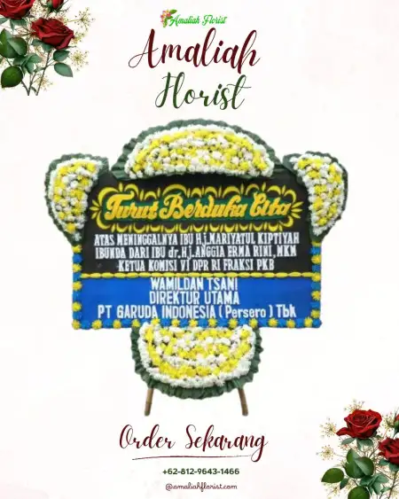 Papan Bunga Duka Titi Kuning